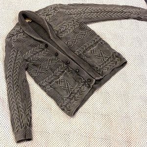 Sweater Weather! Charcoal Lucky Men’s Cardigan